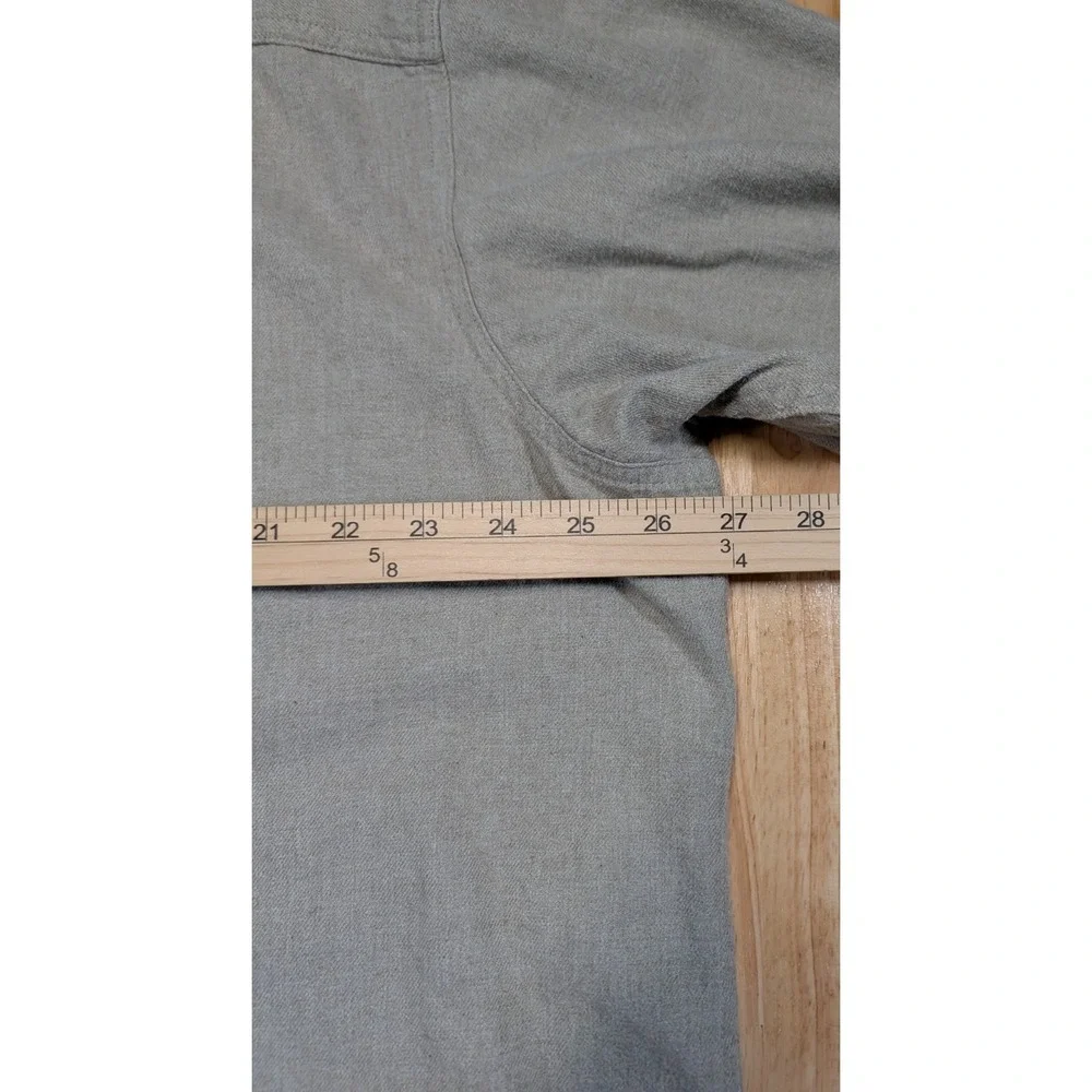 Red Head Shirt Mens 2XL Tan Cotton  Button‎ Up  Long Sleeve Outdoor Work